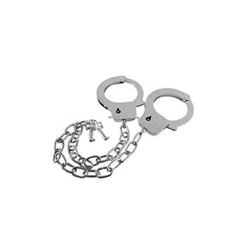 Metal handcuffs - Lange ketting handboeien